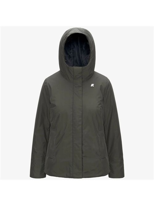 Giacca lil soft touch marmotta donna colore green K-WAY | LIL SOFT TOUCH MARMOTAL7